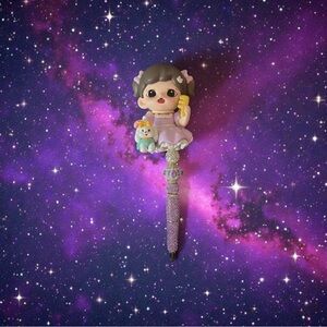 Cute Purple Character Pen